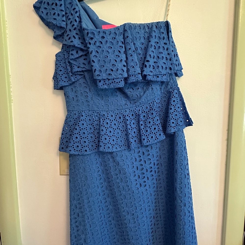 Lilly Pulitzer Blue Eyelet Dress